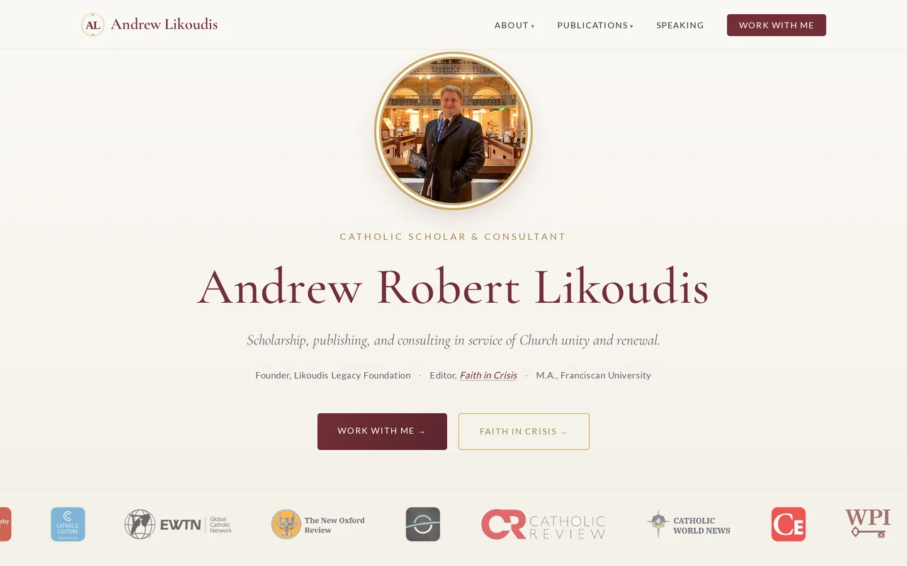 Andrew Likoudis — live client site
