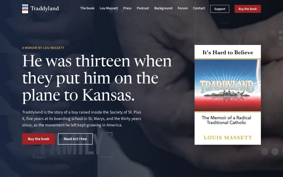 Traddyland book website